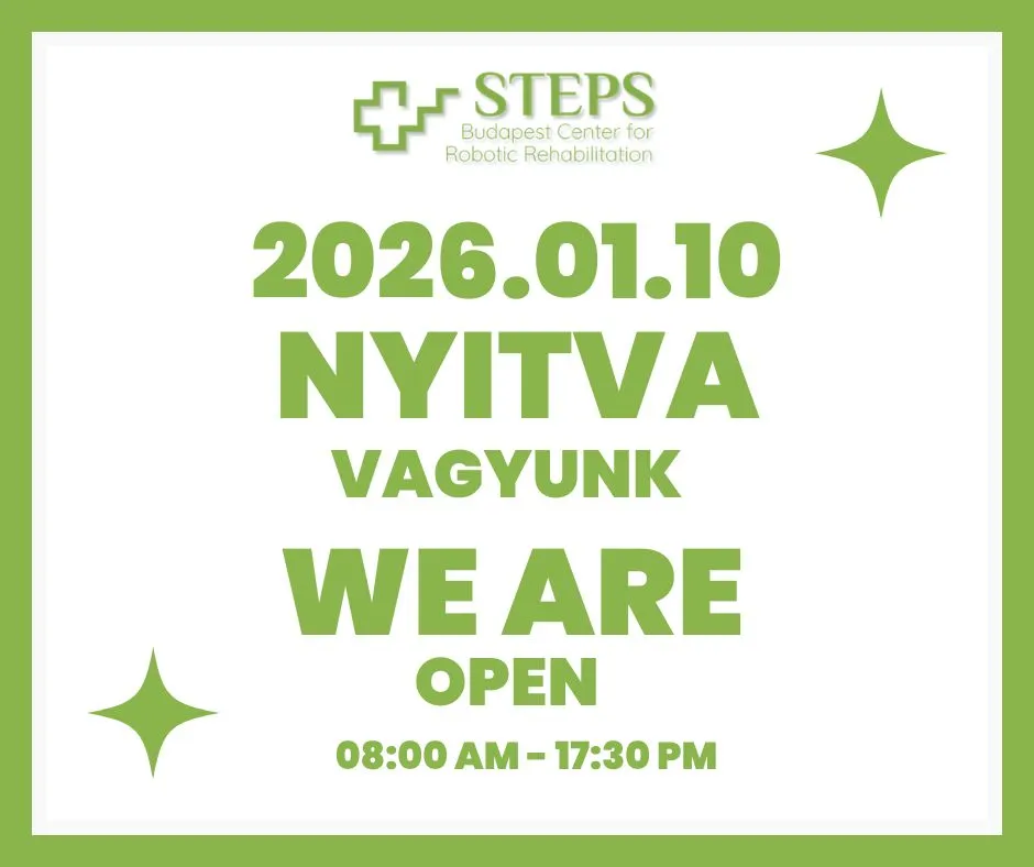 STEPS nyitva-open 2026-01-10-től 08-17:30hr