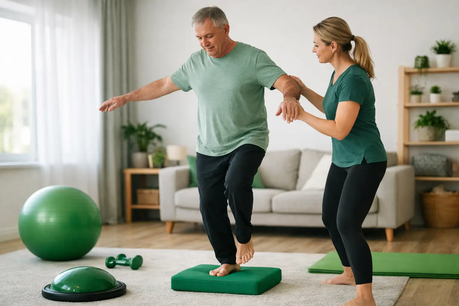 Stroke utáni egyensúlyfejlesztés otthon